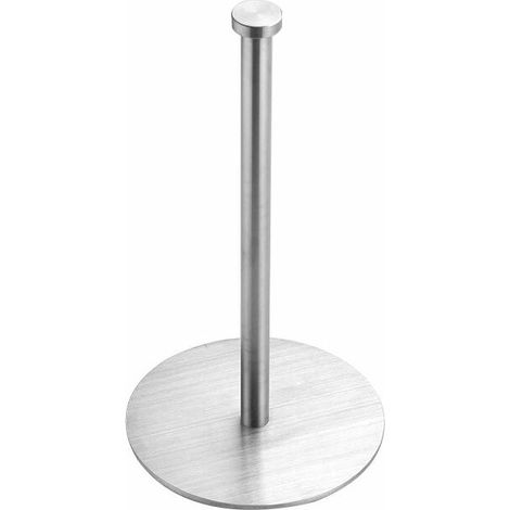 royaluxe - Porte Essuie tout avec Rouleau en Inox Argent 14 x 27 cm (1/5)