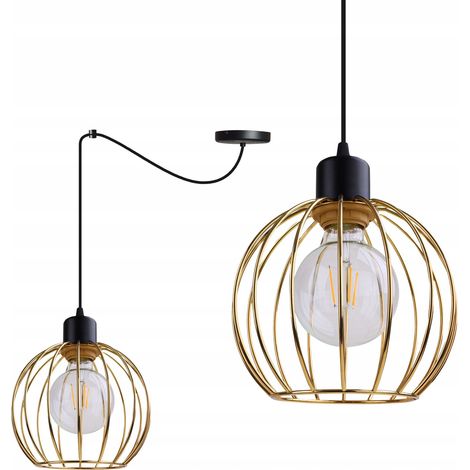 Deckenleuchte Kronleuchter Golden Spider Loft