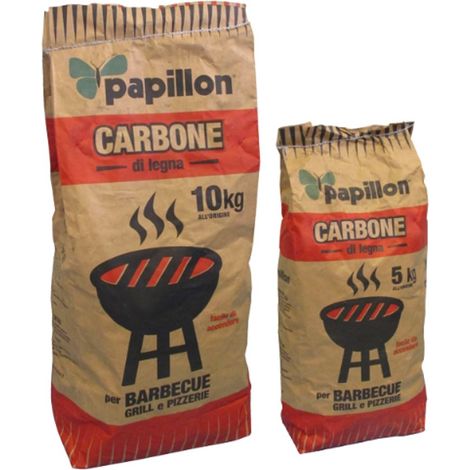 CARBONE BARBECUE 10KG - CF. SACCHETTO PAPILLON