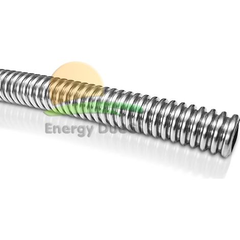 TUBO IN ACCIAIO INOX CORRUGATO DN16 L=1MT (1/5)