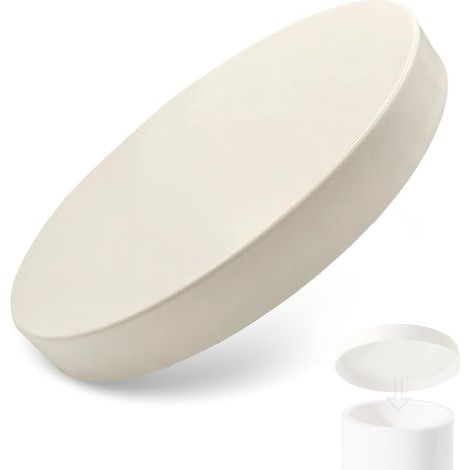 White PVC Duct Cap 200mm Hose End Cap PVC Outdoor Hose Cover Backflow Valve Ventilation Drainage (1/5)