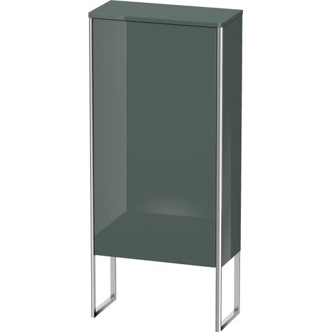 Meuble haut de rangement XSQUARE 1121x500x236mm à gauche, finition gris dolo