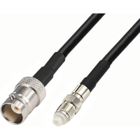 Cavo antenna con connettore BNC / connettore FME RG58, 2 m