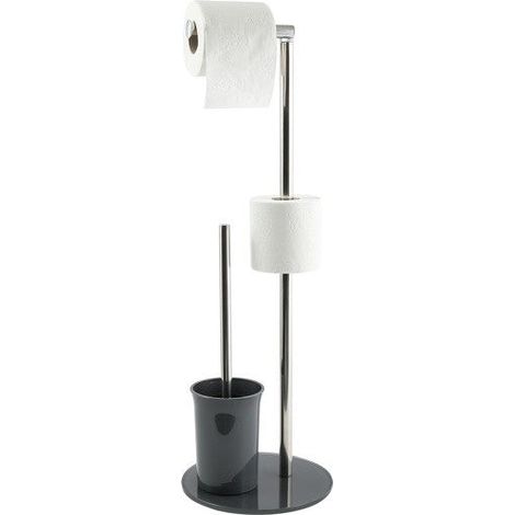 MSV Combiné Wc Inox & Verre Gris (1/5)