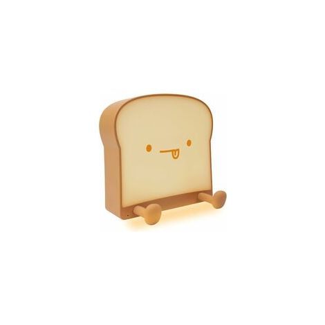 Stück niedliches kleines Nachtlicht in Form eines Toastbrots mit LED-Nachtlicht und Drehknopf (1/5)