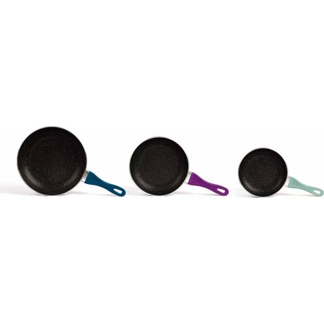 SET DE 3 POELES ASPECT PIERRE ILAG® (1/4)