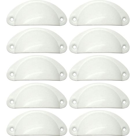 10 poignées de tiroir vintage en métal, tirettes rétro pour portes de placard, armoires, commodes et meubles, poignées décoratives pour cuisine, chambre et rangement (1/5)