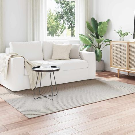 Alfombras de área PALMERAS Crema 230 x 160 cm Poliéster