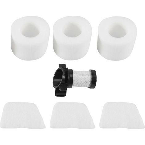 Filter für IONFlex DuoClean Staubsauger IF100, IF150, IF160, IF170, IF180, IF200, IF201, IF202, IF205, IF251, IF2, schwarz, weiß (1/5)