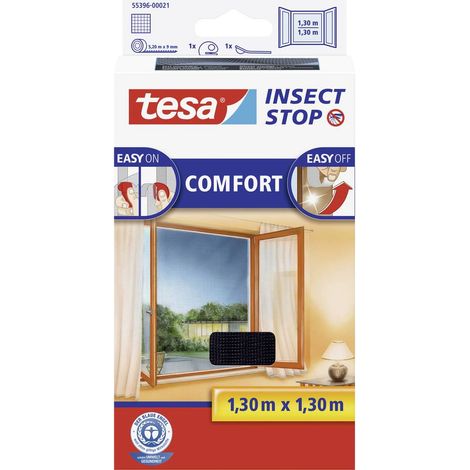 tesa Zanzariera antracite 1,30 m x 1,30 m (1/5)