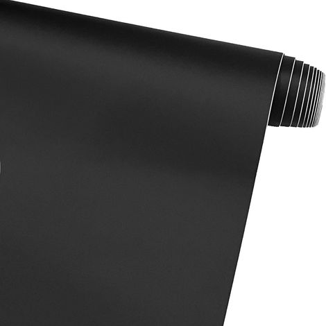 Autofolie Schwarz Matt 30x150cm  Blasenfrei verklebbar  Lackschutzfolie (1/5)