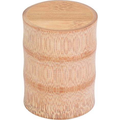 Boîte De Rangement En Bambou Pour Thé - Conteneur Avec Couvercle - Cuisine Et Maison - Taille S (1/5)