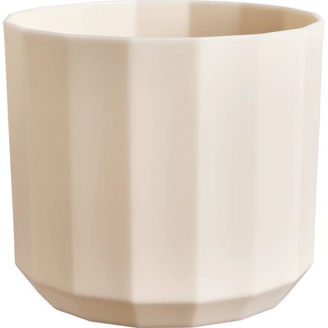Vaso Facet Round D17 x H15 cm Rosa Mandorla ELHO