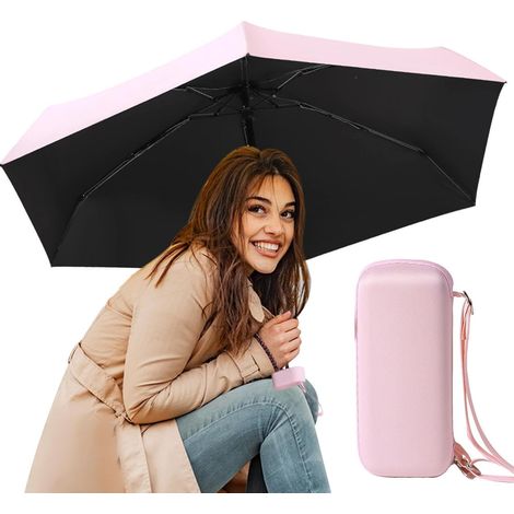 Sombrilla parasol – Vinilo UPF 50+ Pequeña, portátil, para exteriores (1/5)