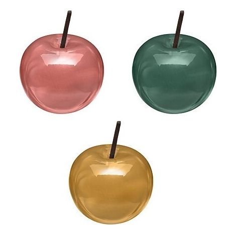 Mela decorativa Cendrine H7 cm ceramica