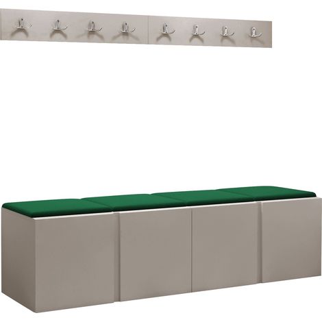 Conjunto para recibidor Pinis VII, Cachemira, 0x0x0cm, Tapiz, Aglomerado laminado, Colocada, Montada en la pared