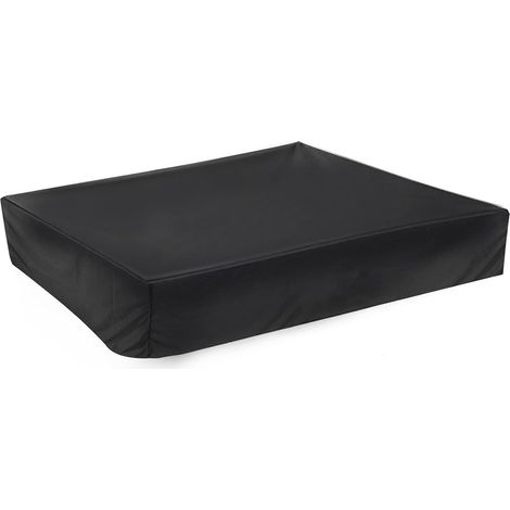 Bâche de protection pour bac à sable - 120 x 120 cm - Avec cordon de serrage - Imperméable - Pour bac à sable de jardin (1/5)