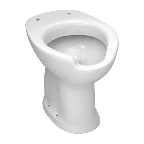 vaso wc a terra per disabili serie Mira scarico a paviento ceramica bianca ludida WIN