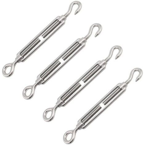 Tendeur De Cable, Ridoir M4, Tendeur Cable Inox, 4 PcsTendeur Cable Acier, Cable Tendeur, Tendeur Cable, Tendeur Inox, Tendeur Acier, Tendeur Vis, élingue Inox, Cable Avec Tendeur, Tendeur Fil (1/4)