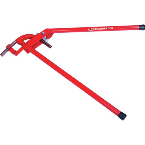 ROTHENBERGER Tenazas curvadoras estándar, 90°, 15mm, R=62, con rodillo - 462115