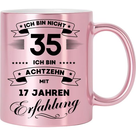 Tazza divertente, regalo per il 35° compleanno (1/2)