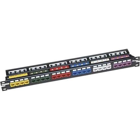 Panduit PATCHPANEL 24PORT SCHWARZ (CP24WSBLY)