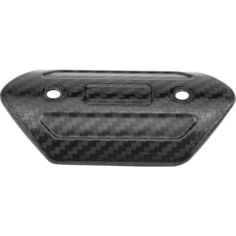 Protège-échappement moto tube central, cache calorifuge, protège-talon, raccord en acier, gaine de protection thermique, noir, universel, 1 pièce (1/5)