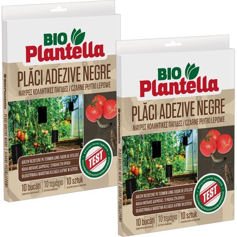 BIO PLANTELLA Klebefolien, Klebeplatten für Mini-Drucker, schwarz, 17 x 24 cm, 20 Stück (1/5)