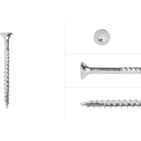 Spanplattenschrauben Verzinkt 4,5 x 50 mm Torx 25 Teilgewinde -