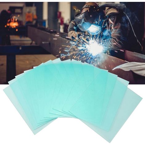 10 plaques de protection transparentes pour casques de soudage, lentille de rechange 138122 mm (1/5)