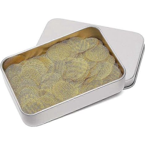 200 Pcs 304 Stainless Steel Pipe Screens Brass Screens Filters,19Mm-- (1/5)