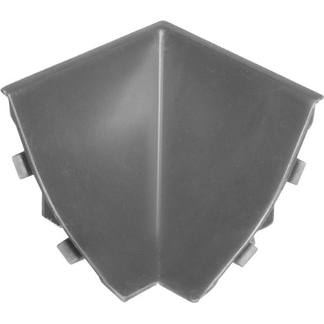 HOLZBRINK Innenecke passend zu Abschlussleisten Granit dunkel, Innenkante PVC Küchenabschlussleiste 23x23 mm