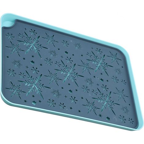 Égouttoir multifonctionnel et innovant de style nordique, rectangulaire, avec bac d'égouttage pour vaisselle, tasses, fruits et thé. (1/5)