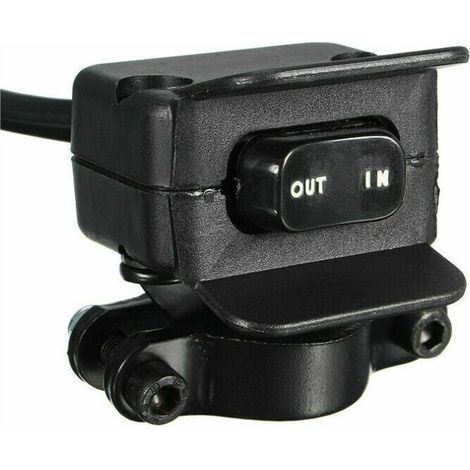 Interrupteur à bascule de treuil 12 V avec support de montage et kit de ligne de commande pour treuil électrique ATV UTV (1/4)