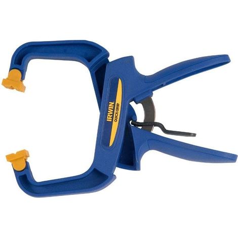 Serre-joint à main QUICK-GRIP (4 pouces / 10 cm) – Modèle 59400CD
Idéal pour le travail du bois, le modélisme, serrage rapide à une main, serre-joints en C ou en G