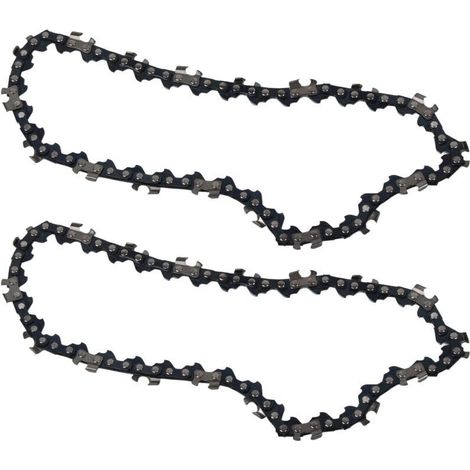 2 Pièces Chaîne de Tronçonneuse 6 Pouces 36DL Lame de Coupe de Scie en Acier allié 36 Maillons D\'entraînement Kit de Mini Chaîne de Tronçonneuse Tronçonneuse de Remplacement pour (1/5)