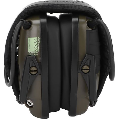 Casque antibruit pliable pour tireurs, protection auditive, vert (1/5)