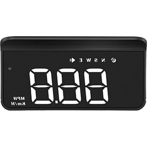 Compteur de vitesse holographique,compteur de vitesse holographique pour voiture - Compteur de GPS pour voiture Jauge numérique avec rappel de fatigue au volant, projecteur de (1/5)