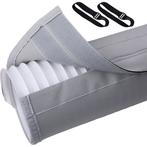 Gaine de protection isolée pour tuyau de climatiseur portable (150 x 50 cm) - Facile à installer (1/5)