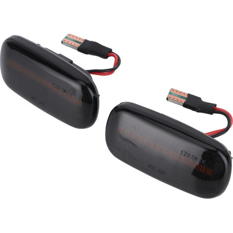 2 Feux Indicateurs de Clignotants Latéraux LED pour A3 A4 A6 8P 8E 4F, Feux de Passage d'Aile de Voiture (1/5)