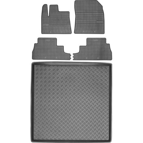Opel Combo E Kombivan a partir de 2019 SET - Alfombrillas de goma para coche + alfombrilla para maletero (1/5)