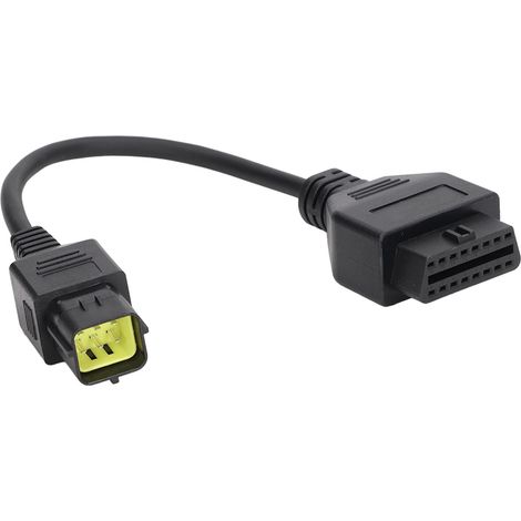 Câble de diagnostic OBD2 à 6 broches pour motos, adaptateur universel de remplacement pour Husqvarna 449, 511, 610, 630 et 450 (1/5)