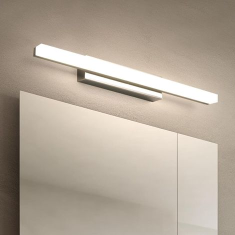 LED Spiegelleuchte Badleuchte 40CM Badlampe Spiegellampe Naturweiß Badezimmer Lampe Wandleuchte 230V 9W 4000K Schrankleuchte 800 Lumen Nicht-dimmbar (1/5)
