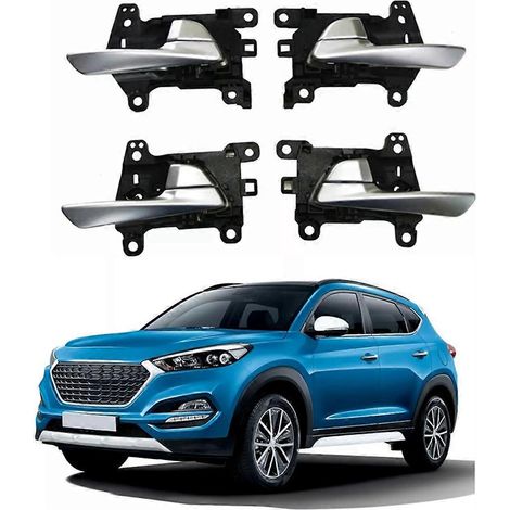 Lot de 4 poignées de porte intérieures avant et arrière pour voiture (1/5)