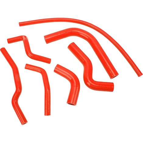 Tuyau de Tuyau de Radiateur en Silicone, Tuyaux Radiateur Facile (rouge) (1/5)