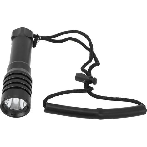 Lampe de Plongée Torche Submersible DM001 5000 Lumens Aluminium Anodisé Noir (1/5)