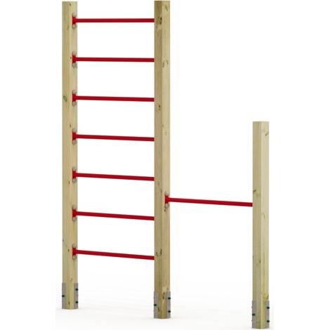 Turnreck Wickey FIT Tumble 308 mit Reckstange und Kletterleiter 90 cm Version