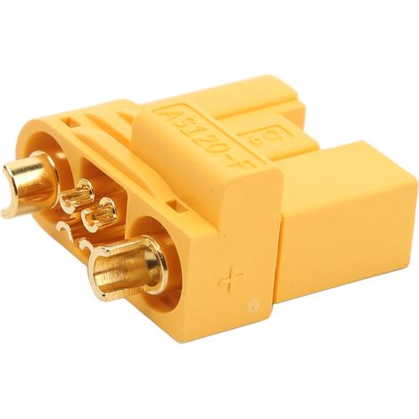 Connecteur femelle AS120 pour résistance, compatible avec les drones de course FPV RC, les accessoires pour aéronefs multirotors à batterie au lithium. (1/5)