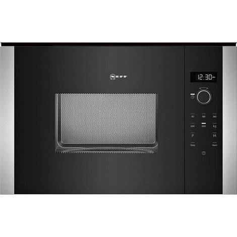 Micro-ondes Encastrable - Neff - HLAWD23N0 - Inox et noir - 20 litres - 800 W