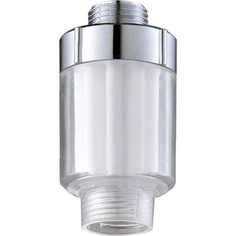 Robinet de douche à filtre dur pour système d'adoucissement de l'eau, pommeau de douche universel transparent, bain à jets (1/4)